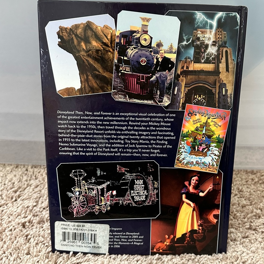 Disneyland Then, Now, and Forever Hardcover Book - Picture 3 of 4